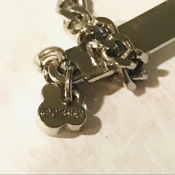 DISNEY custom Silver color Chrome Charm Bracelet - Picture 5 of 8